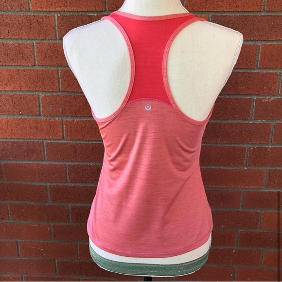 Lululemon Heather Atomic Red Racerback Tank 6 - Picture 4 of 4